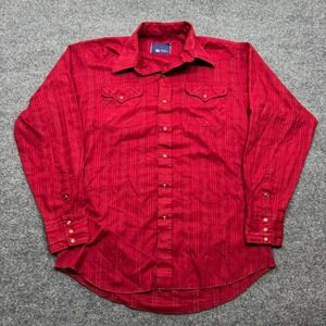Vintage Panhandle Slim Pearl Snap‎ Shirt Size Large